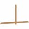Ekena Millwork Eugene Smooth Timber Gable Bracket, Western Red Cedar, 96"W x 44"H x 1 1/2"D x 3 1/2"F, 11/12 Pitch GBW096X44X0204EUG00SWR - alternate 2